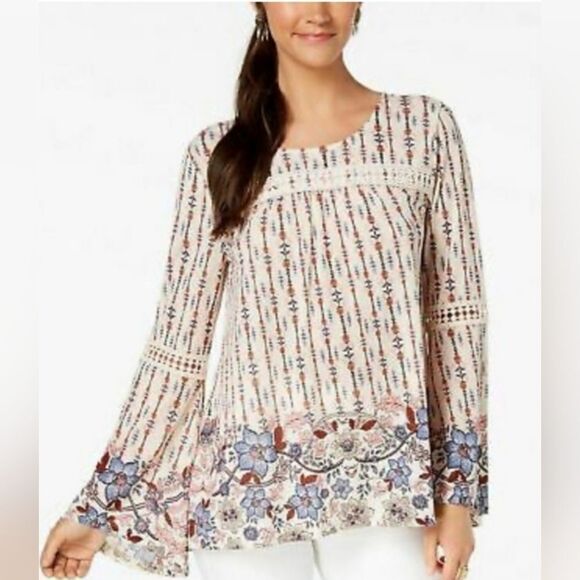 Style & Co. Tops - Style & company‎ boho pheasant top